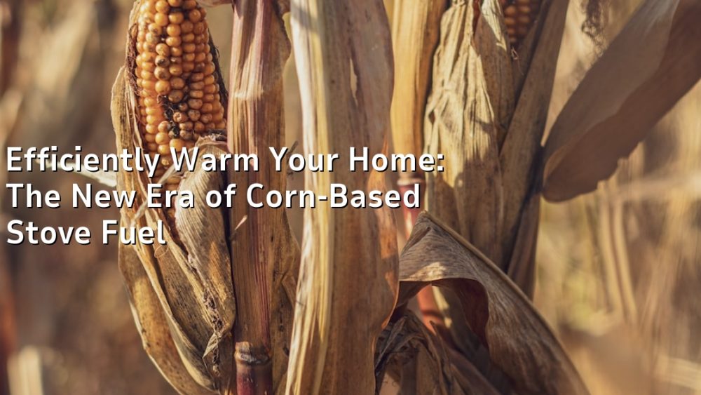 Efficiently Warm Your Home: The New Era of Corn-Based Stove Fuel