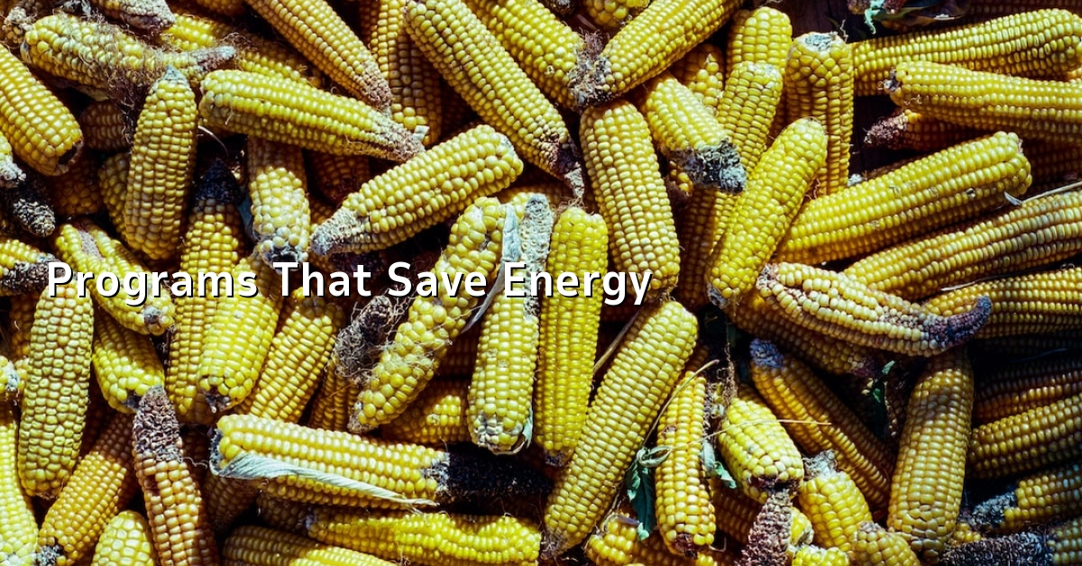 Programs That Save Energy