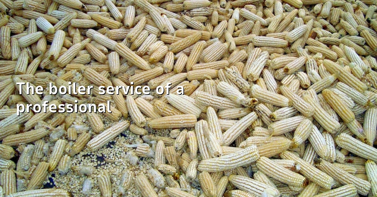 The boiler service of a professional